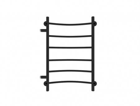 Полотенцесушитель Водяной «Санприз» Классик Лесенка, П6, 80x50, Черный Матовый (11016ЧМ)