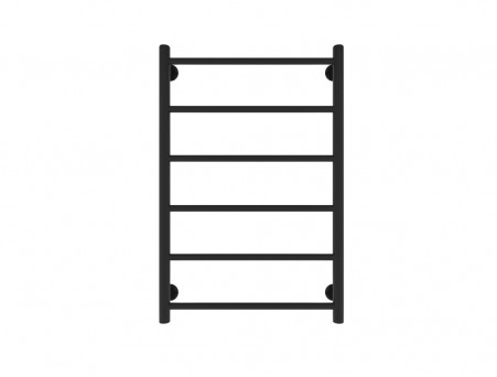 Полотенцесушитель Водяной «Санприз» Аврора Лесенка, П6, 80x50, Черный Матовый (11121ЧМ)