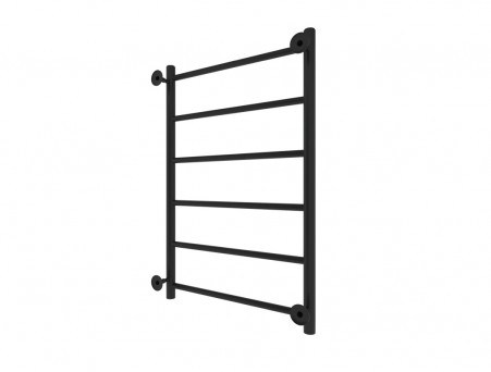 Полотенцесушитель Водяной «Санприз» Аврора Лесенка, П6, 80x50, Черный Матовый (11121ЧМ)