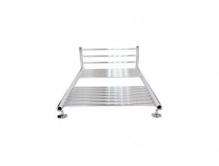 Полотенцесушитель Водяной «Санприз» Аврора Лесенка, П14, с Полкой, 80x50, Хром (11022)