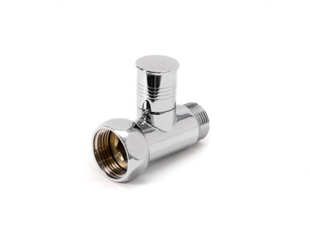 Вентиль Запорный «Luxon» Прямой 1″Х1/2″ Г/Ш, Хром для П/С (831SCH1004)