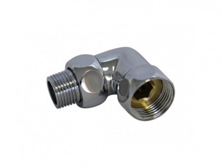 Уголок со Сгоном «Luxon» 3/4″Х1/2″ Г/Ш, Хром (761SCH0504)