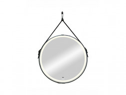 Зеркало «Viant» Лофт, LED Подсветка, Подвесное, Графит, 65x65см (VLOFT65-ZLED)