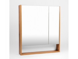 Зеркало-Шкаф «Viant» Мальта, LED Подсветка, Подвесное, Дуб Вотан, 70x85см (VMAL70-ZSH)