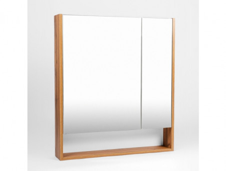 Зеркало-Шкаф «Viant» Мальта, LED Подсветка, Подвесное, Дуб Вотан, 70x85см (VMAL70-ZSH)