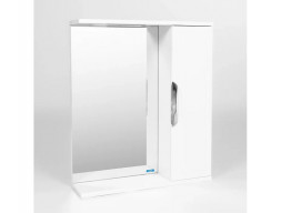 Зеркало-Шкаф «Viant» Лима, LED Подсветка, Подвесное, Белое, 60x70см (VLIM60-ZSH)