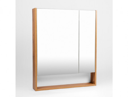 Зеркало-Шкаф «Viant» Мальта, LED Подсветка, Подвесное, Дуб Вотан, 60x85см (VMAL60-ZSH)
