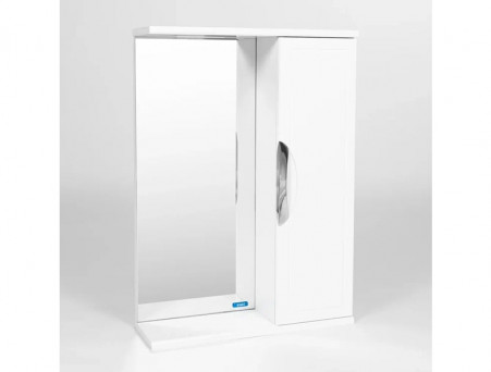 Зеркало-Шкаф «Viant» Лима, LED Подсветка, Подвесное, Белое, 50x70см (VLIM50-ZSH)