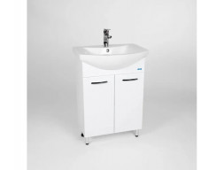 Тумба с Раковиной «Viant» Милан Балтика 60, Напольная, Белая, 61x85см (VMIL60BA-T2ST)