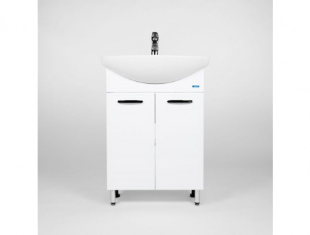 Тумба с Раковиной «Viant» Милан Балтика 60, Напольная, Белая, 61x85см (VMIL60BA-T2ST)