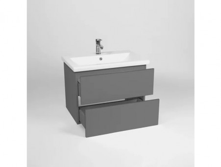 Тумба с Раковиной «Viant» София Como 60, Подвесная, Графит, 60x53см (VSOF60COG-T2YP)