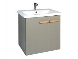 Тумба с Раковиной «Viant» Мюнхен Como 70, Подвесная, Хаки, 70x67см (VMUN70COH-T2STP)