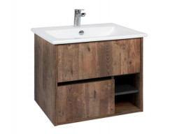 Тумба с Раковиной «Viant» Люксембург Элина 75, Подвесная, Кейптаун, 75x58см (VLUX75ELD-T2YP)