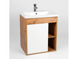 Тумба с Раковиной «Viant» Бостон Como 60, Подвесная, Дуб Вотан, 60x64см (VBOS60CO-T1STP)