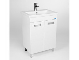 Тумба с Раковиной «Viant» Вена Como 60, Напольная, Белая, 60x85см (VVEN60CO-T2ST)