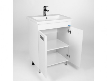 Тумба с Раковиной «Viant» Вена Como 60, Напольная, Белая, 60x85см (VVEN60CO-T2ST)