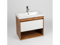 Тумба с Раковиной «Viant» Бостон Como 50, Подвесная, Дуб Вотан, 50x52см (VBOS50CO-T1YP)