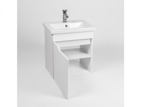 Тумба с Раковиной «Viant» Куба Como 50, Подвесная, Белая, 50x58см (VKUB50CO-T1STP)