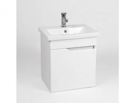 Тумба с Раковиной «Viant» Куба Como 50, Подвесная, Белая, 50x58см (VKUB50CO-T1STP)