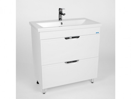 Тумба с Раковиной «Viant» Лима Como 80, Напольная, Белая, 80x85см (VLIM80CO-T2Y)