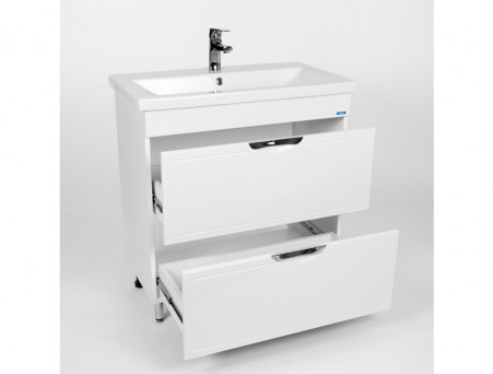 Тумба с Раковиной «Viant» Лима Como 80, Напольная, Белая, 80x85см (VLIM80CO-T2Y)