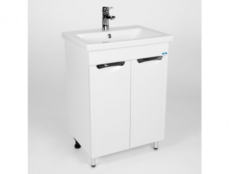 Тумба с Раковиной «Viant» Лима Como 60, Напольная, Белая, 60x85см (VLIM60CO-T2ST)