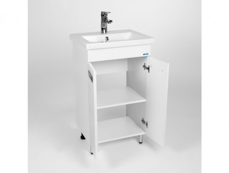 Тумба с Раковиной «Viant» Вена Como 50, Напольная, Белая, 50x85см (VVEN50CO-T2ST)