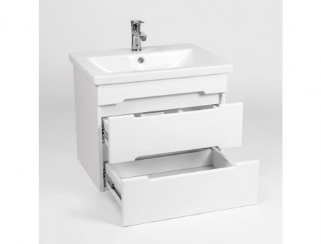 Тумба с Раковиной «Viant» Марсель Como 60, Подвесная, Белая, 60x52см (VMAR60CO-T2YP)