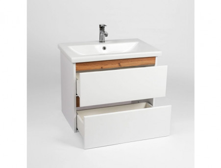 Тумба с Раковиной «Viant» Мальта Como 60, Подвесная, Белая, 60x58см (VMAL60CO-T2YP)