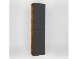 Пенал «Viant» Бостон, Подвесной, Дуб Вотан, 40x23x160см (VBOS400G-PENP)