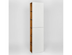 Пенал «Viant» Бостон, Подвесной, Белый, 40x23x160см (VBOS400-PENP)