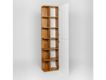 Пенал «Viant» Бостон, Подвесной, Белый, 40x23x160см (VBOS400-PENP)