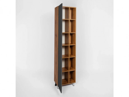 Пенал «Viant» Бостон, Напольный, Графит, 45x23x190см (VBOS450G-PEN)