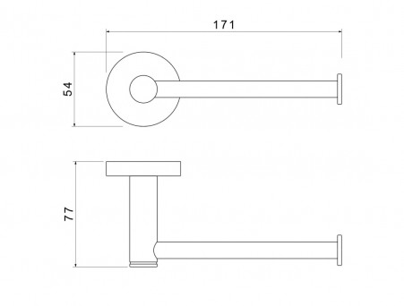 Держатель Туалетной Бумаги «Aquatek» Европа, Хром (AQ4108CR)
