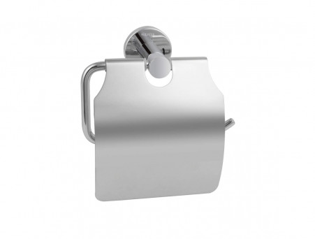 Держатель Туалетной Бумаги «Aquatek» Вега, с Крышкой, Хром (AQ4009CR)