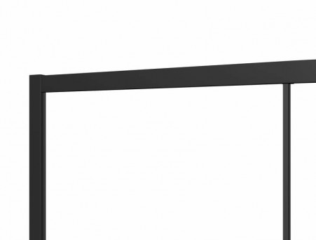 Душевое Ограждение «Comforty» Прозрачное Стекло 6мм, 195x90x90, Черный Профиль (A511)