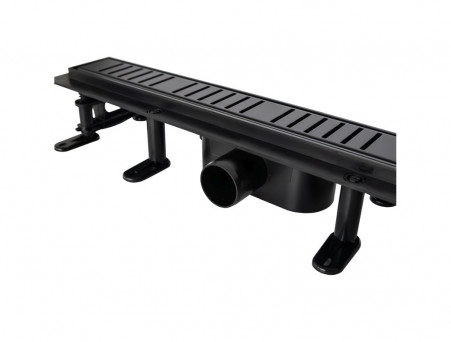 Душевой Лоток «Comforty» Пластиковый с Решеткой, 500мм, Черный (CF6ADB50)