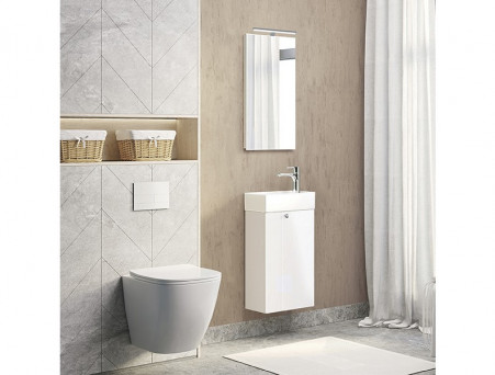 Зеркало «Comforty» Асти-40, 39x71x2см, Белый (00-00012834CF)