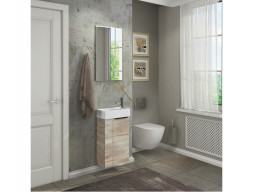 Зеркало «Comforty» Асти-40, 39x71x2см, Дуб Дымчатый (00-00001468CF)