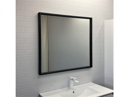 Зеркало «Comforty» Бредфорд-90, 90x80x4см, Серый (00-00009954CF)