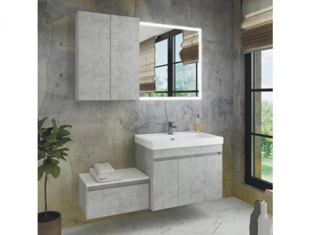 Зеркало «Comforty» Гиацинт-80, LED Подсветка, 80x80x3см (00-00005265CF)