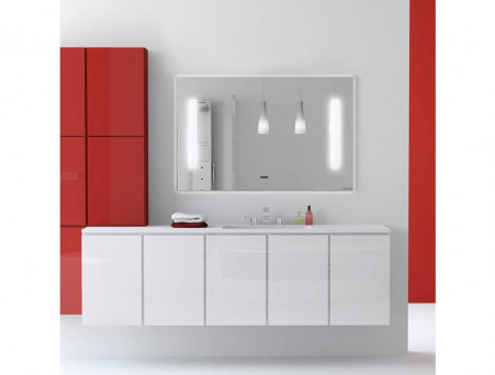 Зеркало «Comforty» Жасмин-120, LED Подсветка, 120x65x3см (00-00013783CF)