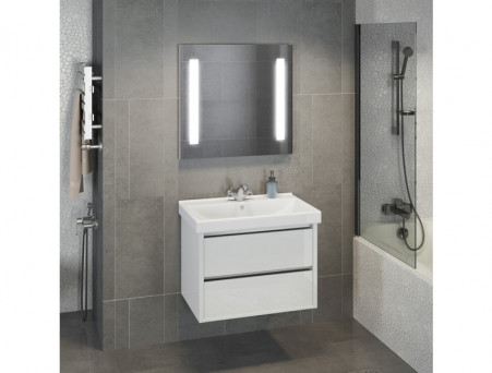 Зеркало «Comforty» Жасмин-75, LED Подсветка, 75x65x3см (00-00014139CF)