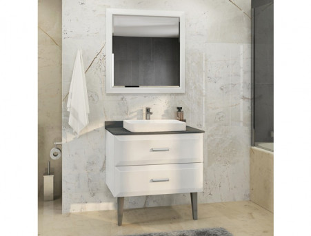 Зеркало «Comforty» Империя-80, 78x80x3см, Белый (00004143507CF)