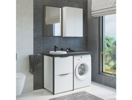 Зеркало «Comforty» Лозанна-55, 55x80x2см, Серый (00-00009575CF)