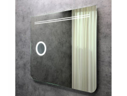 Зеркало «Comforty» Лондон-90, LED Подсветка, 90x80x4см (00-00014140CF)