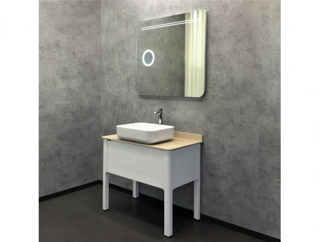 Зеркало «Comforty» Лондон-90, LED Подсветка, 90x80x4см (00-00014140CF)