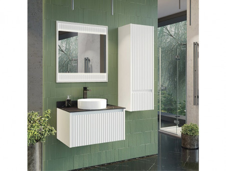 Зеркало «Comforty» Марсель-75, 75x80x2,5см, Белое (00-00012269CF)