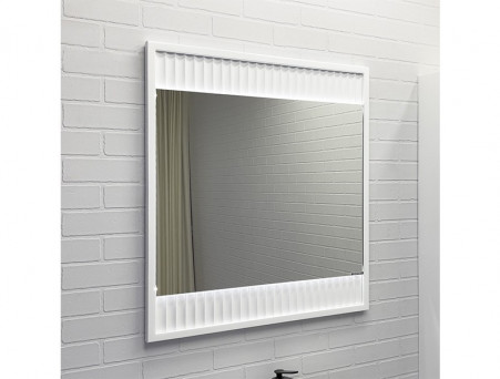 Зеркало «Comforty» Марсель-75, 75x80x2,5см, Белое (00-00012269CF)