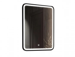 Зеркало «Comforty» Нобилис-60, LED Подсветка, 60x80x3см, Черная Рамка (00-00005256CF)